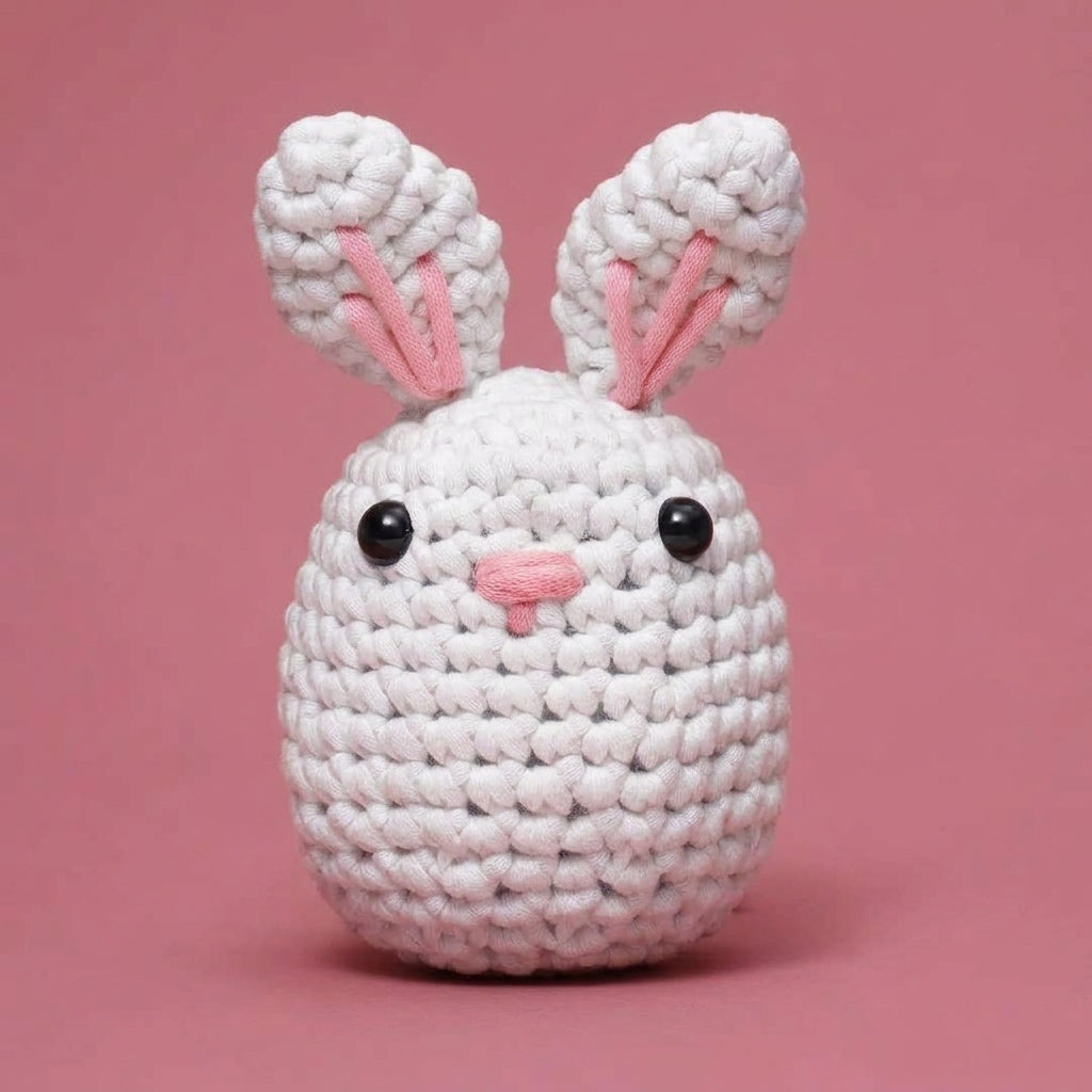 Zestaw do Szydełkowania Króliczek – Premium DIY Amigurumi