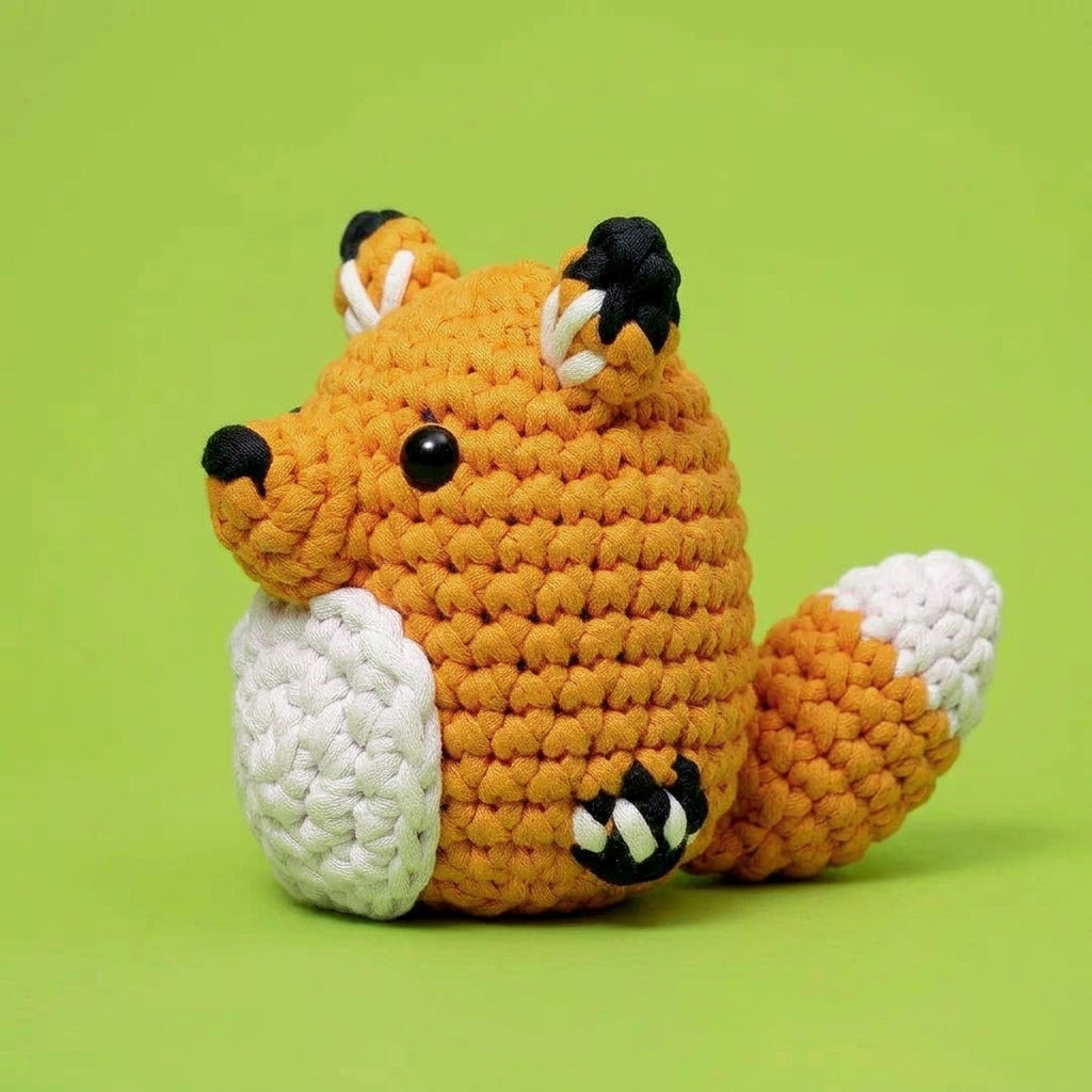 Zestaw do Szydełkowania Lisek – DIY Amigurumi dla Początkujących